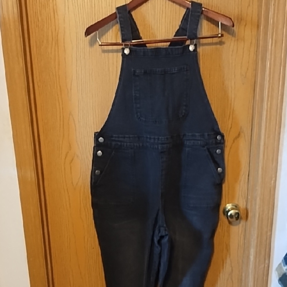 Dark Denim Overalls